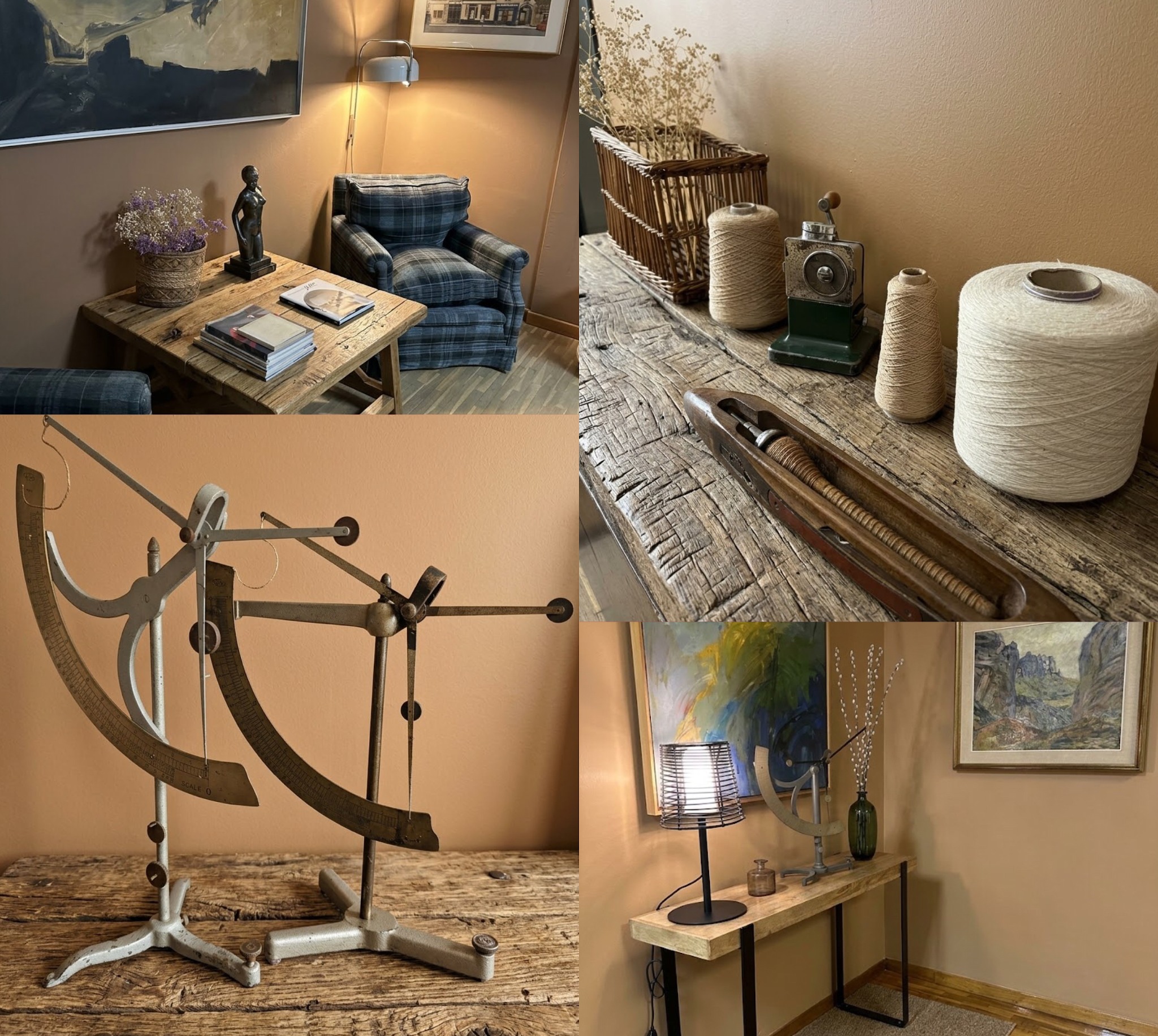Composición de fotografías de Textil Selvi